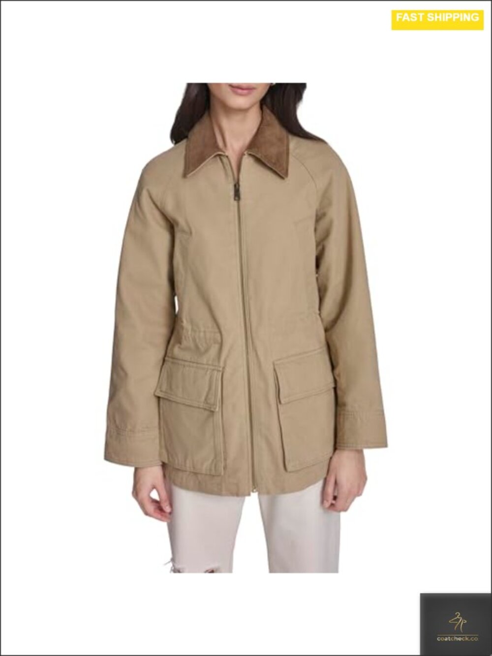 Levi's Cotton Barn Jacket - Casual Lightweight Women's Jacket with Zipper